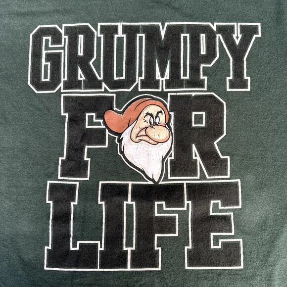Disney Parks Exclusive Men's XXXL Green Grumpy For Life Short Sleeve T-Shirt 3XL - Picture 6 of 8